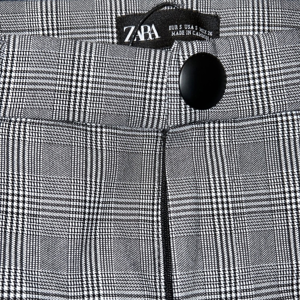 Zara pants plaid